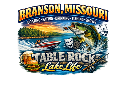 T-Shirt - Branson - Table Rock Lake Boatin