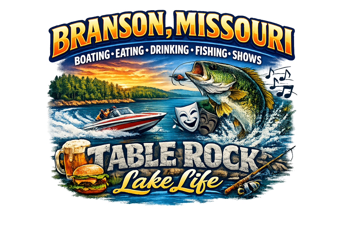 T-Shirt - Branson - Table Rock Lake Boatin
