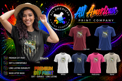 T-Shirt - Fishing - Flag (v2)