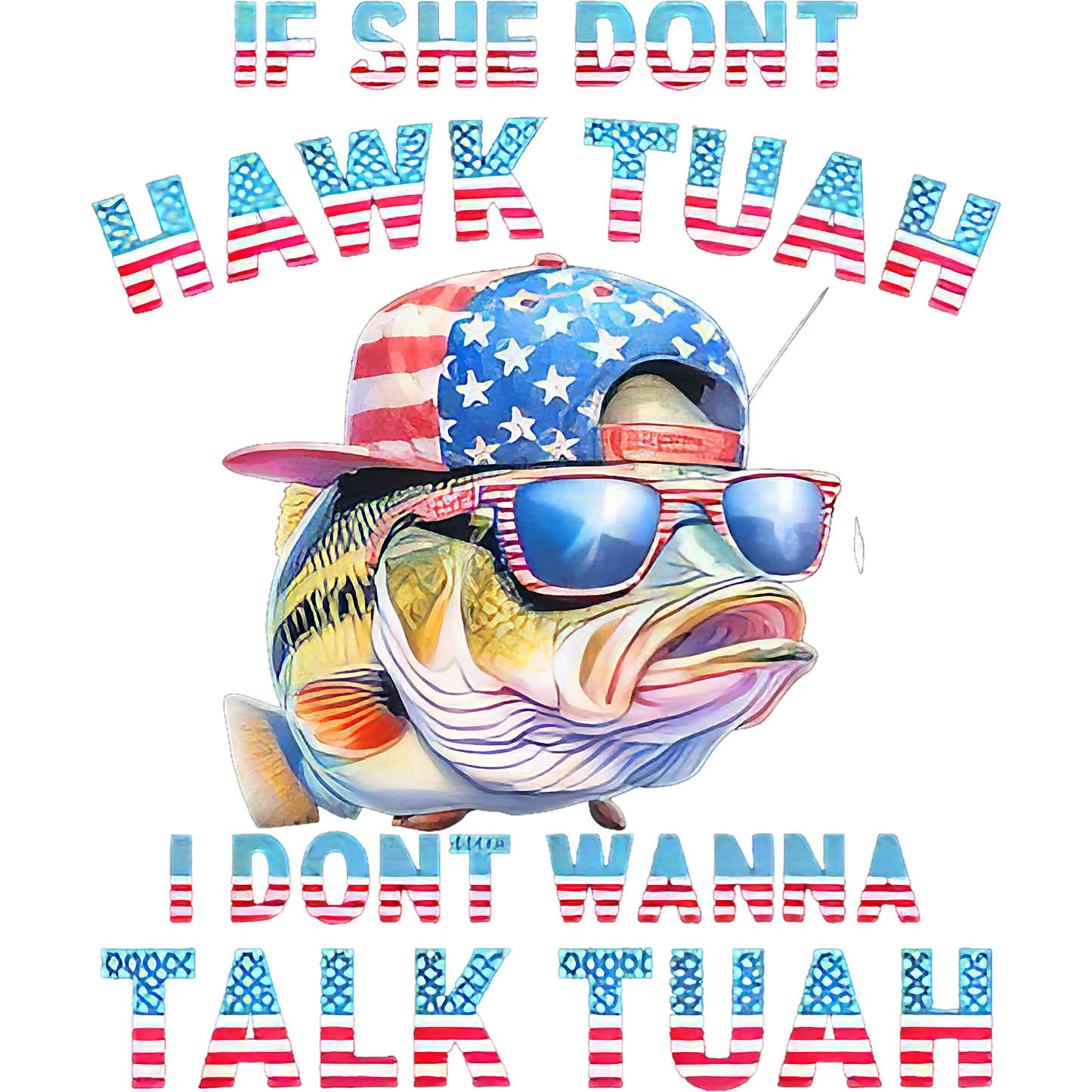 T-Shirt - Fishing - Talk Tuah