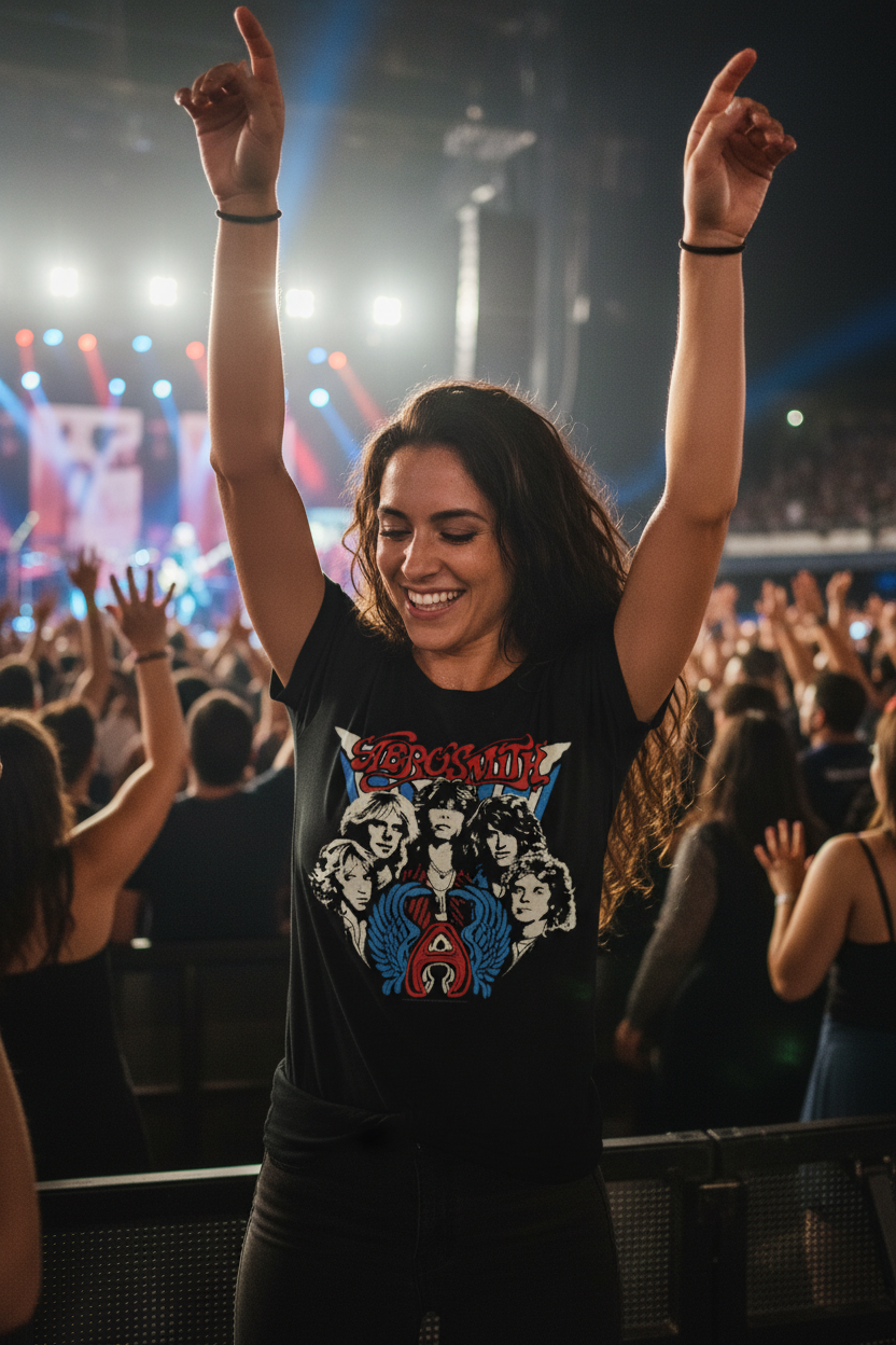 Aerosmith Vintage Style Concert T-Shirt