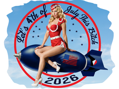 T-Shirt - Let's 4th of July.... - Retro Housewife Designs