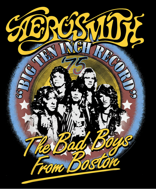 Aerosmith Vintage Style 1975 Bad Boys from Boston T-Shirt