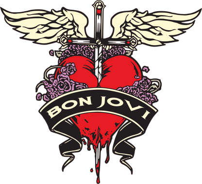 Bon Jovi Vintage Style Logo T-Shirt