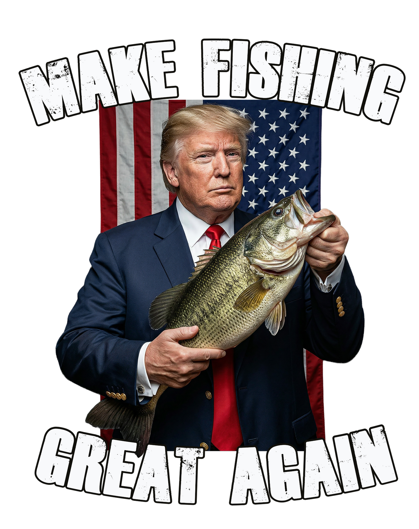 T-Shirt - Fishing - Trump - Make Fishing Great Again
