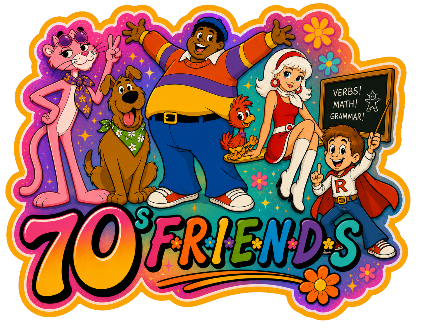 T-Shirt - Gen X - 70s Friends
