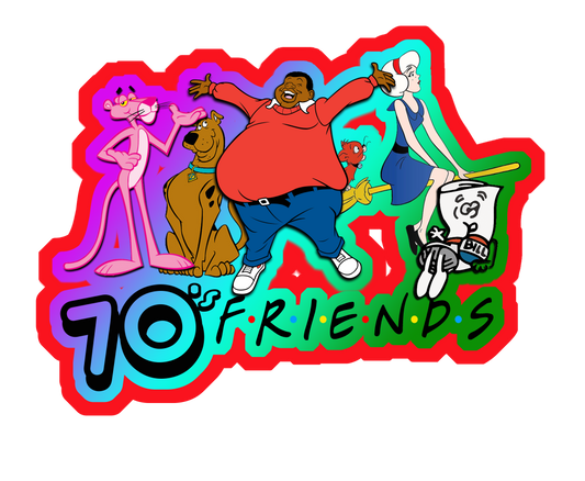 T-Shirt - Gen X 70s Friends
