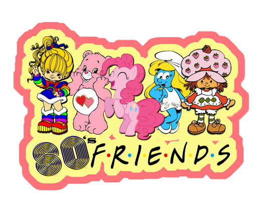T-Shirt - Gen X 80s Friends