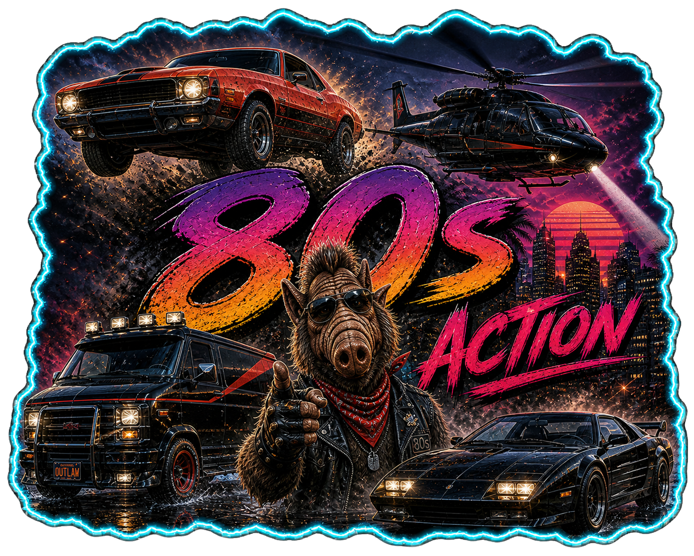 T-Shirt - Gen X - 80s Television