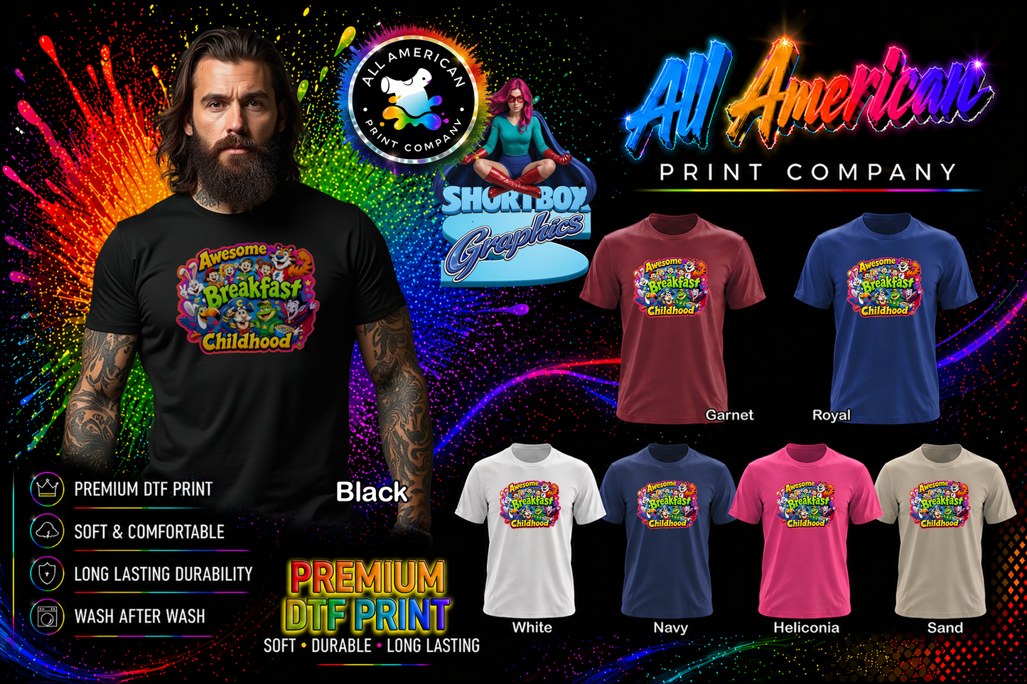 T-Shirt - Gen X - 80s Breakfast