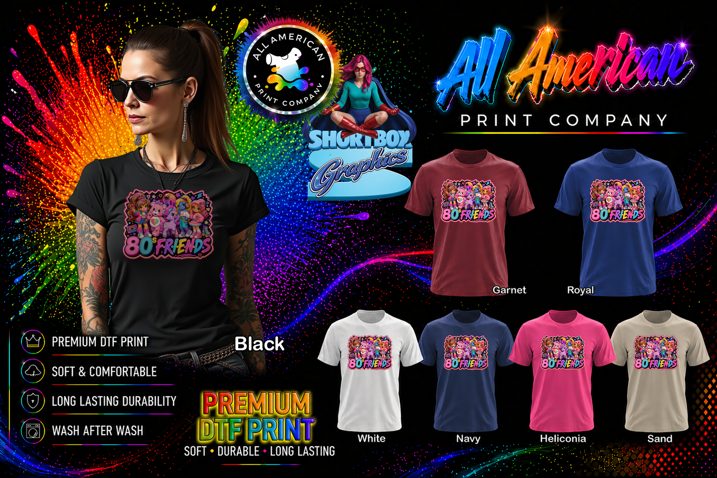 T-Shirt - Gen X - 80s Friends
