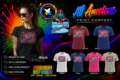 T-Shirt - Gen X - 80s Friends