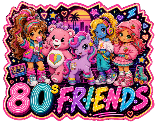 T-Shirt - Gen X - 80s Friends