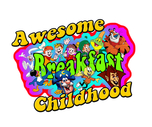 T-Shirt - Gen X Awesome Breakfast Childhood
