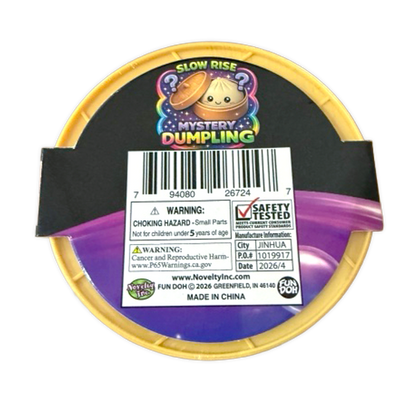 Fun Doh Mystery Slow Rise Dumpling VIRAL Squish Toy: Wholesale Price