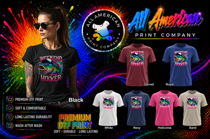 T-Shirt - Fishing - Weekend Hooker