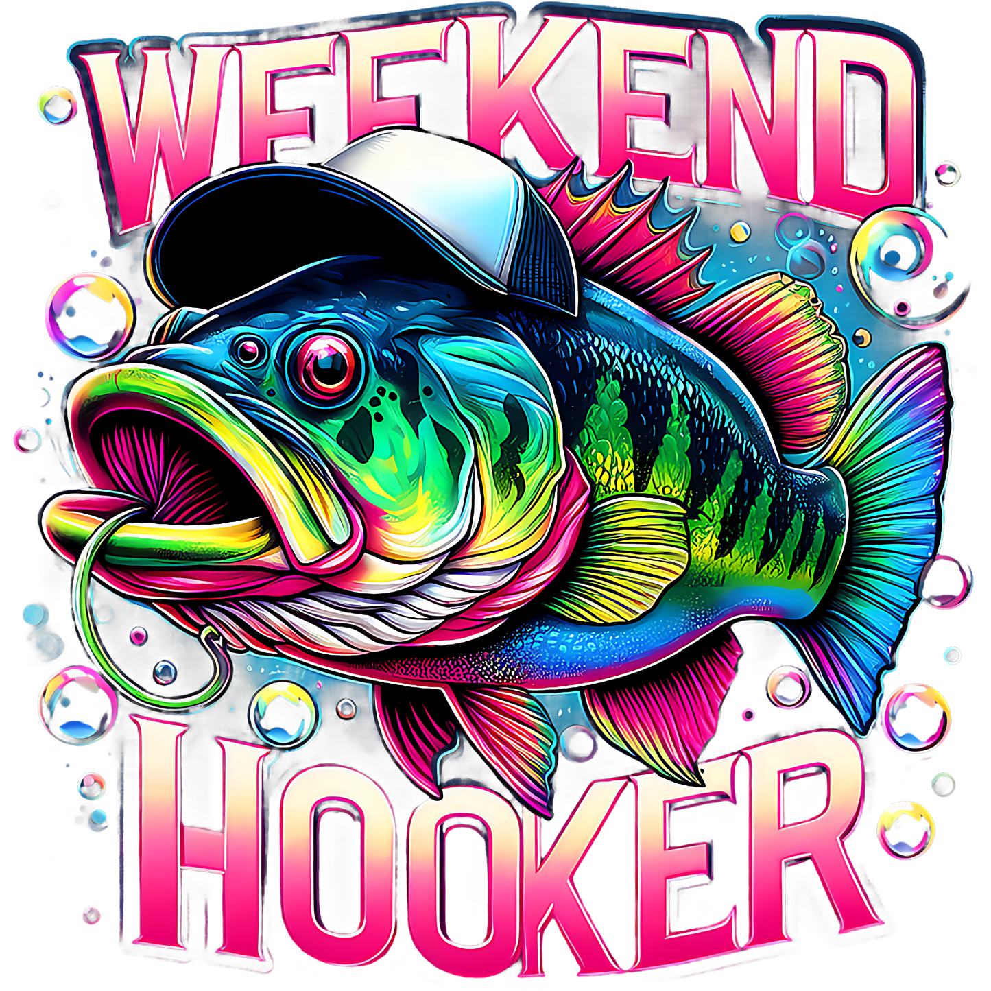 T-Shirt - Fishing - Weekend Hooker