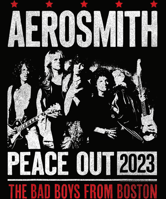 Aerosmith Vintage Style Peace Out T-Shirt