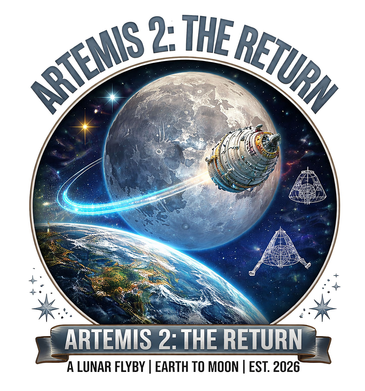 T-Shirt - Artemis II: The Return