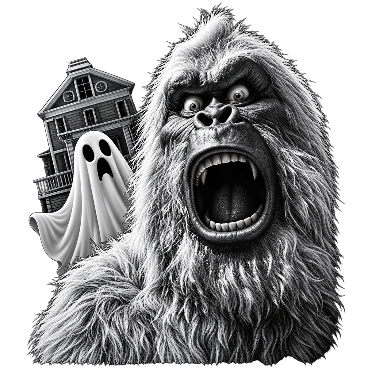 T-Shirt - Bigfoot Halloween
