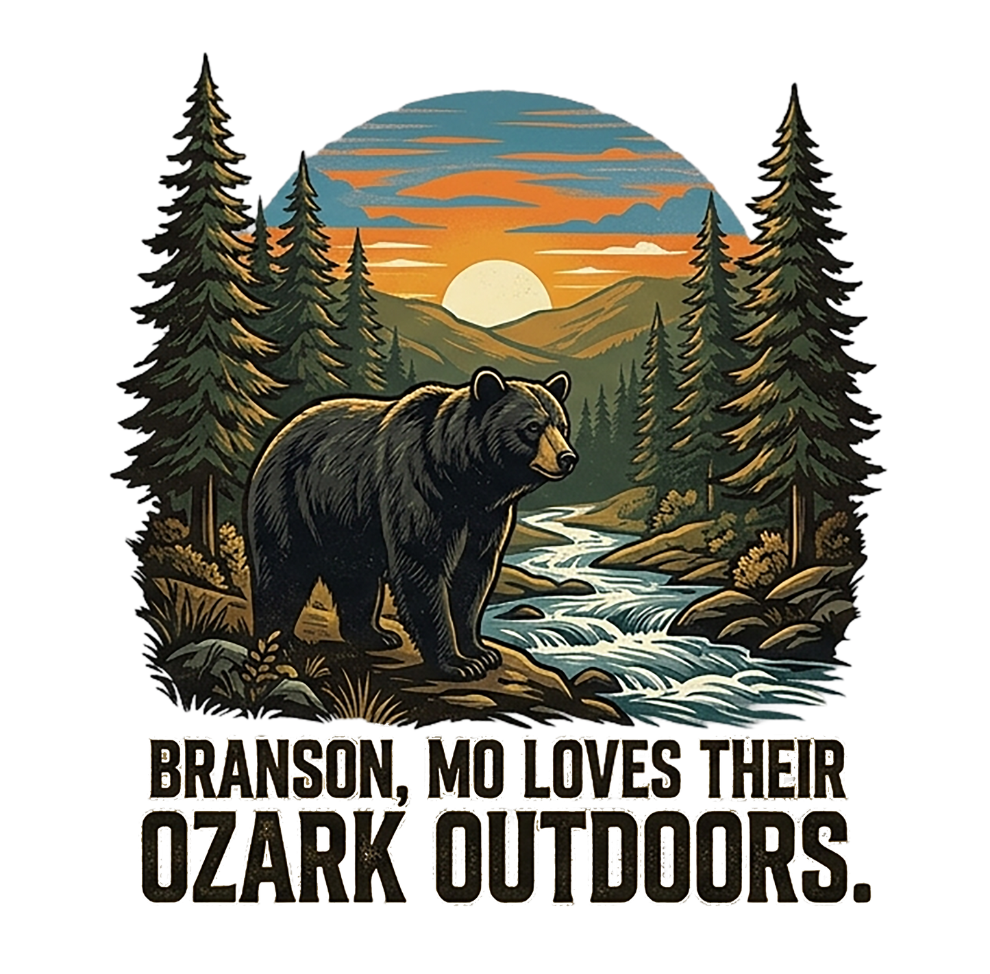 T-Shirt - Branson Ozark Outdoors