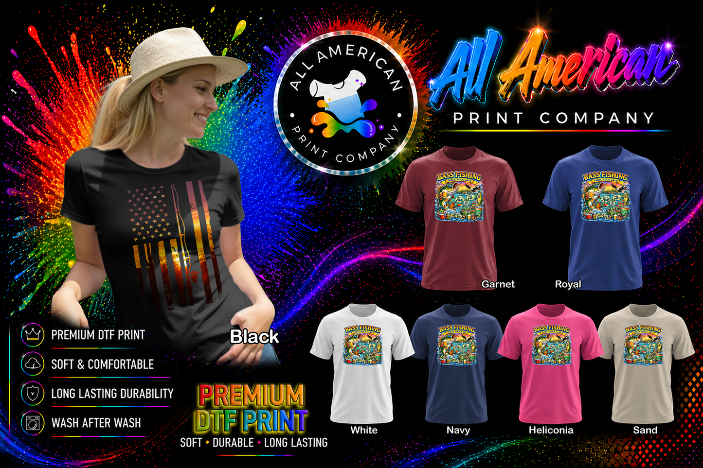 T-Shirt - Fishing - Table Rock Lake Bass