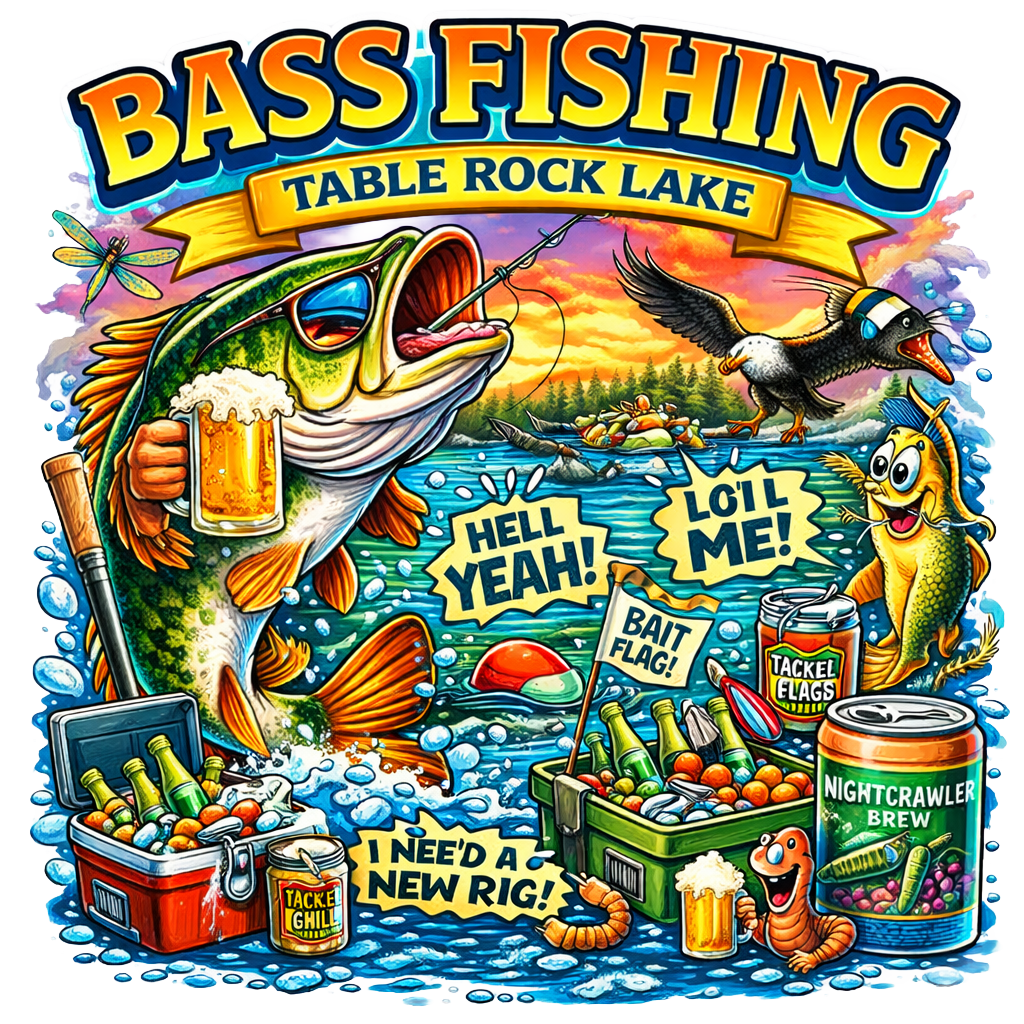 T-Shirt - Fishing - Table Rock Lake Bass