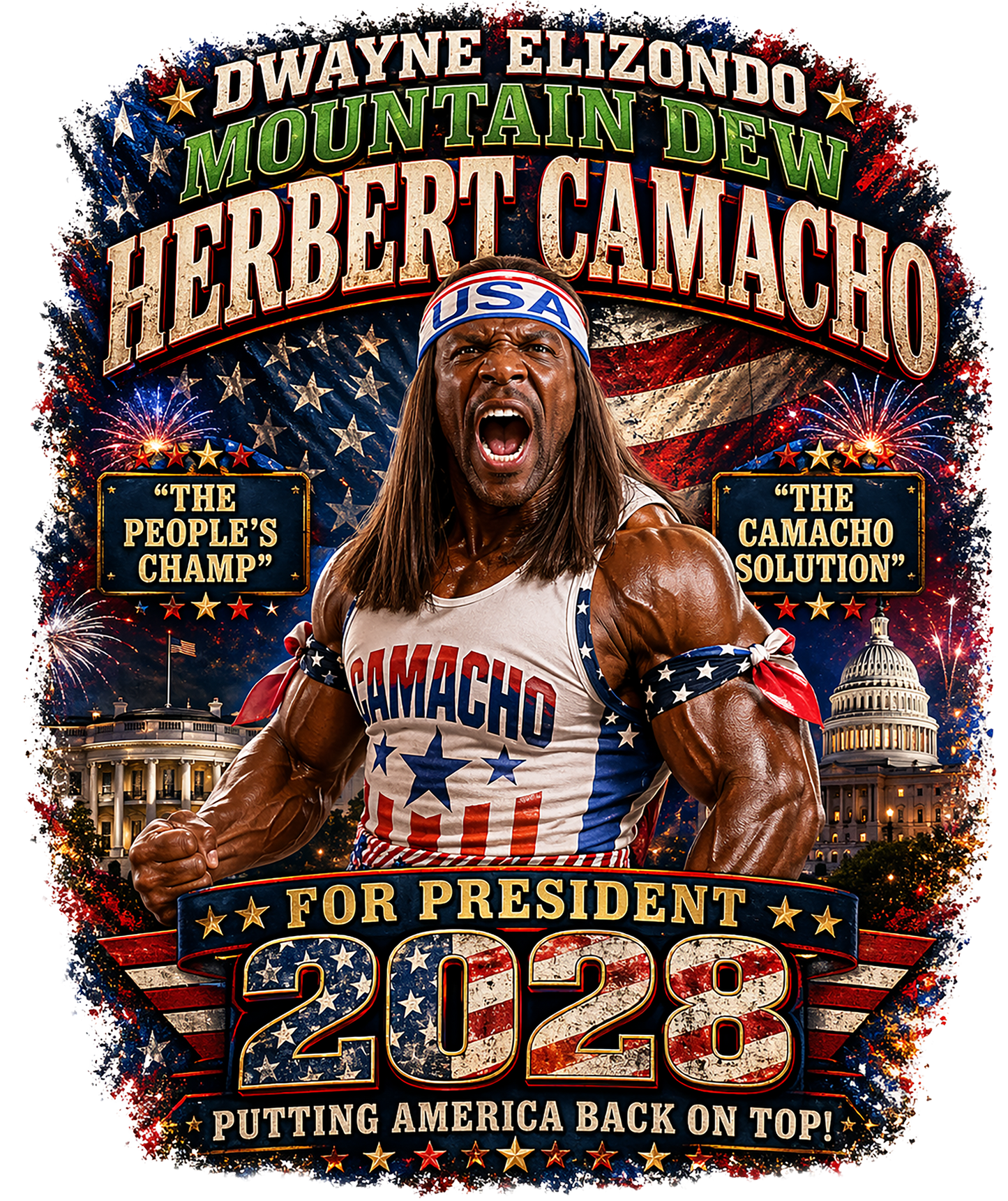 T-Shirt - Dwayne Elizondo Mountain Dew Herbert Comacho - 2028