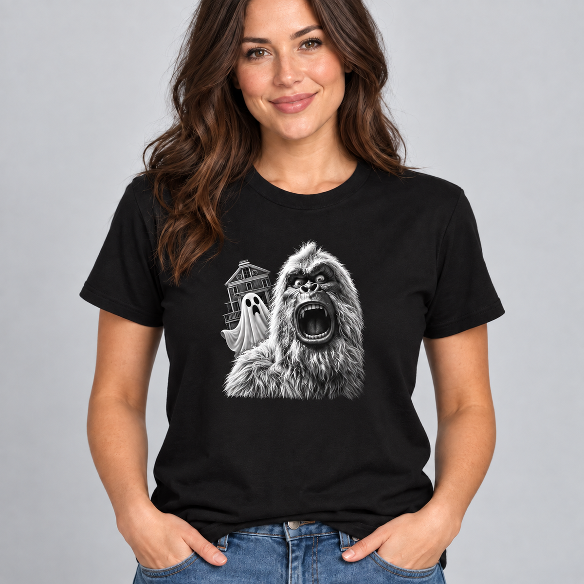 T-Shirt - Bigfoot Halloween