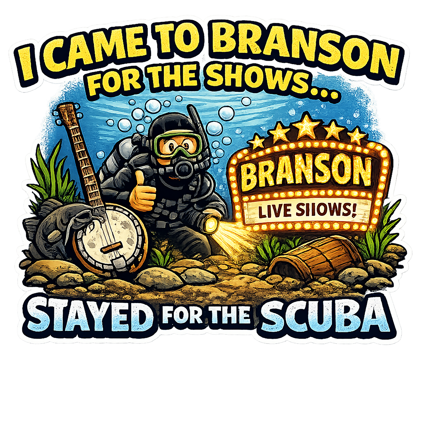 T-Shirt - Scuba - Branson - Shows