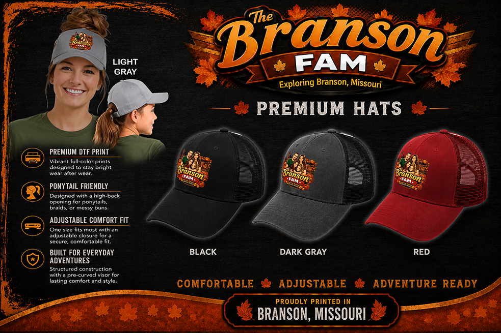 Hat - Branson Fam Autumn Limited Edition Ponytail Hat