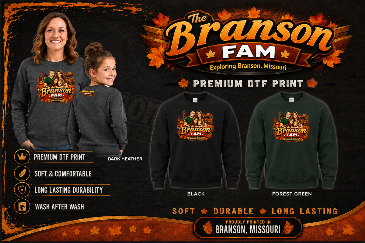 Sweatshirt - Branson Fam Autumn Limited Edition Sweatshirt Drop