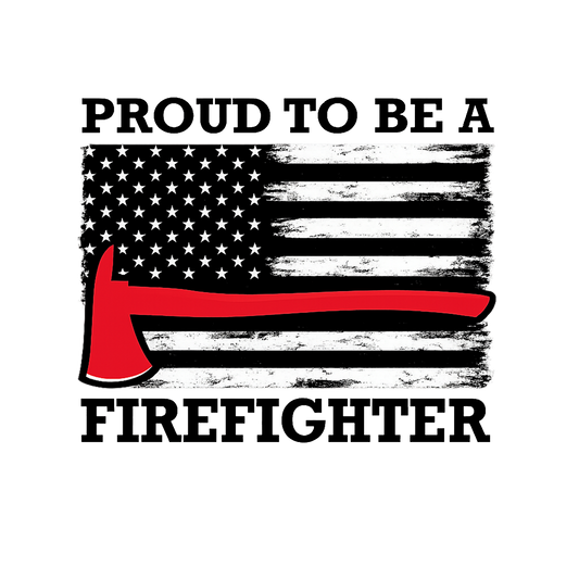 T-Shirt - Firefighter - Proud to be...