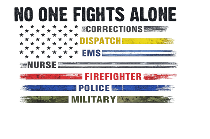 T-Shirt - No One Fights Alone