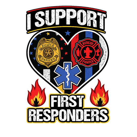 T-Shirt - First Responders Support