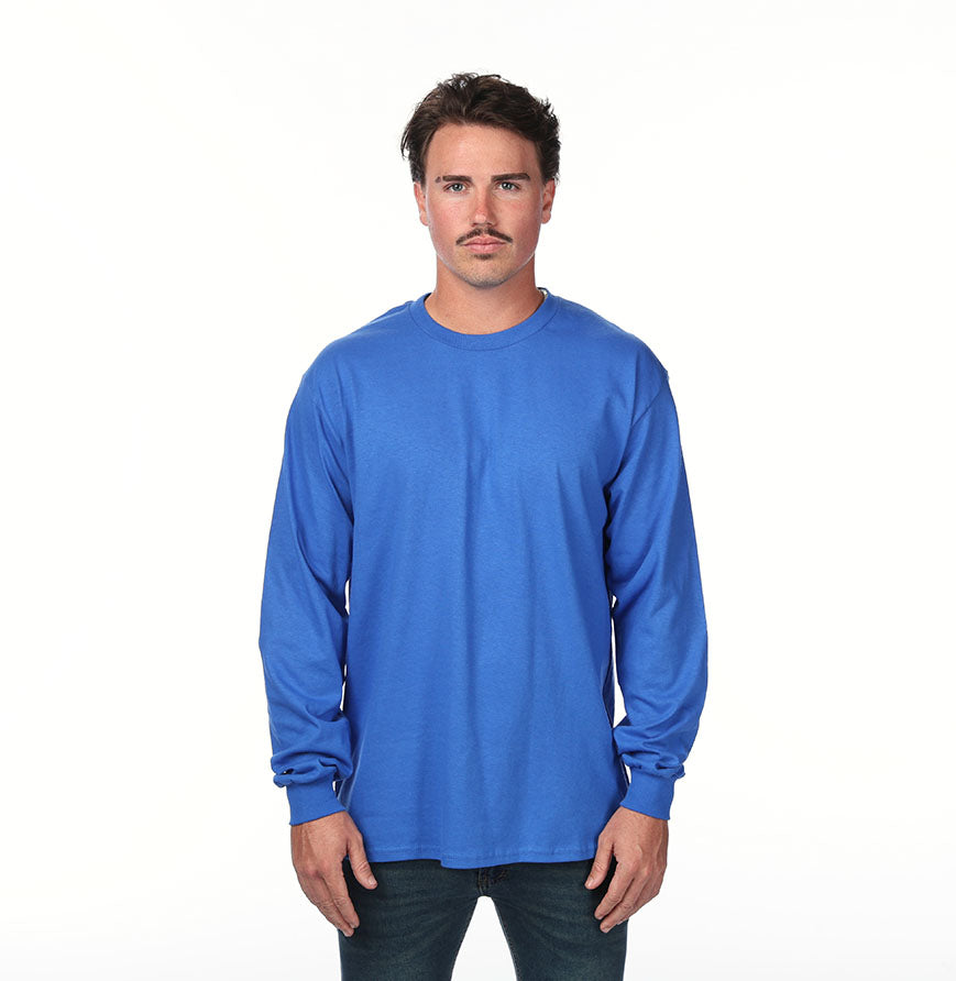 Gildan G540 long-sleeve T-shirt in Royal