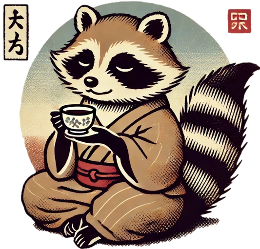 t-shirt-asian-racoon