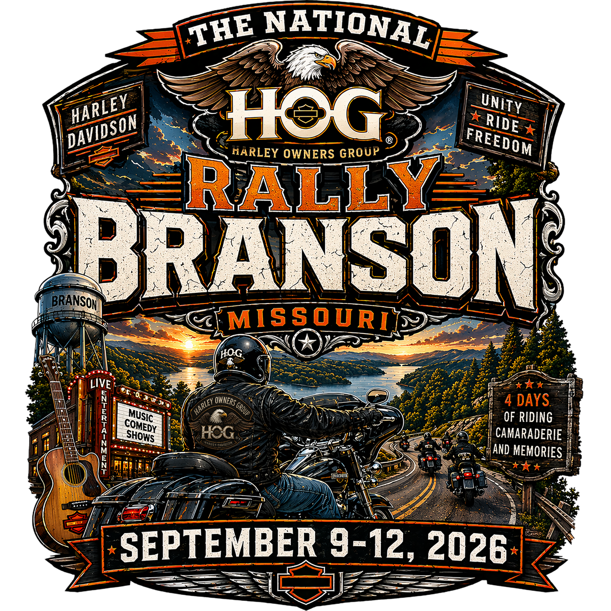 T-Shirt - National H.O.G. Rally - Version 3