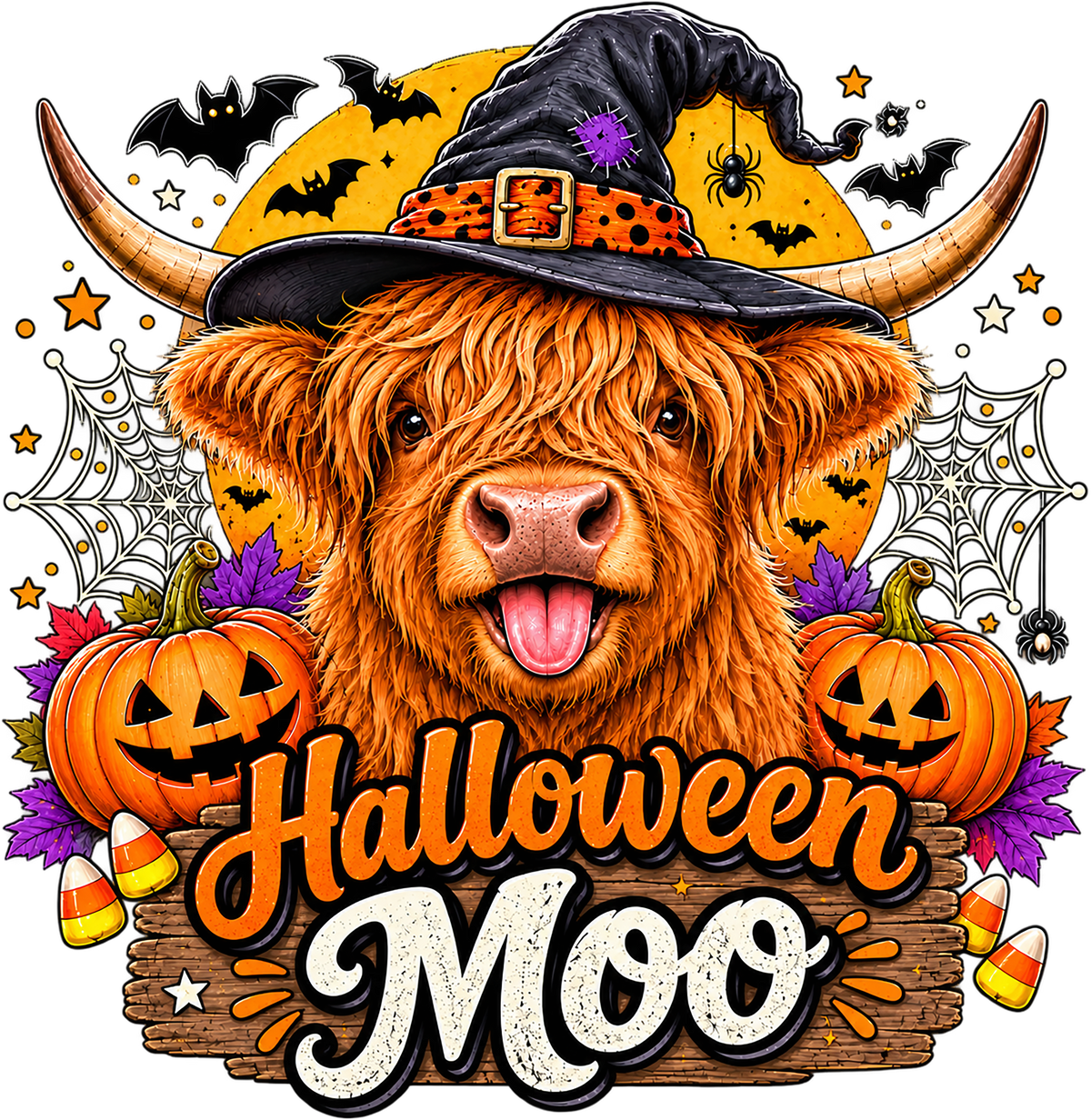 Highland Cow - Halloween Moo - t-shirt