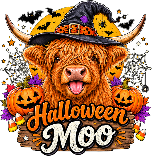 Highland Cow - Halloween Moo - t-shirt