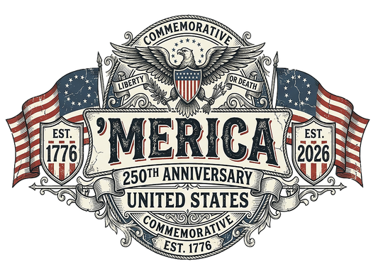 T-Shirt - 250th Anniv 'Merica Colonial Style
