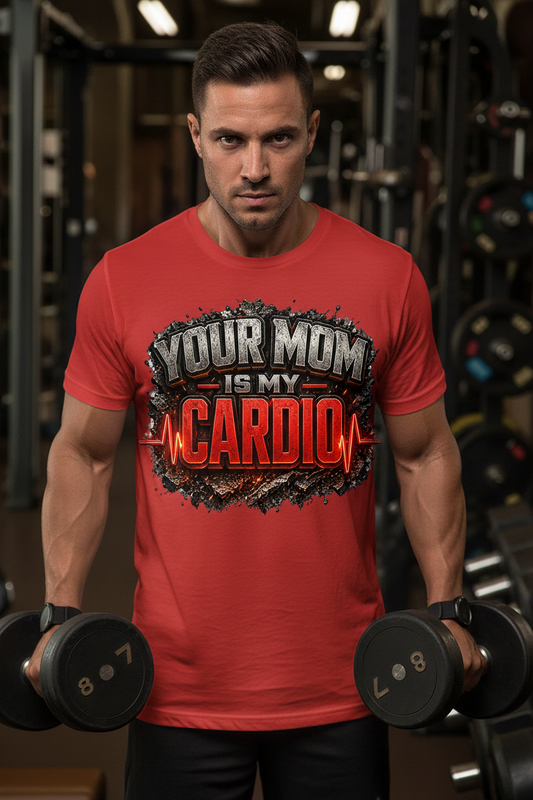 T-Shirt - Your Mom is my Cardio