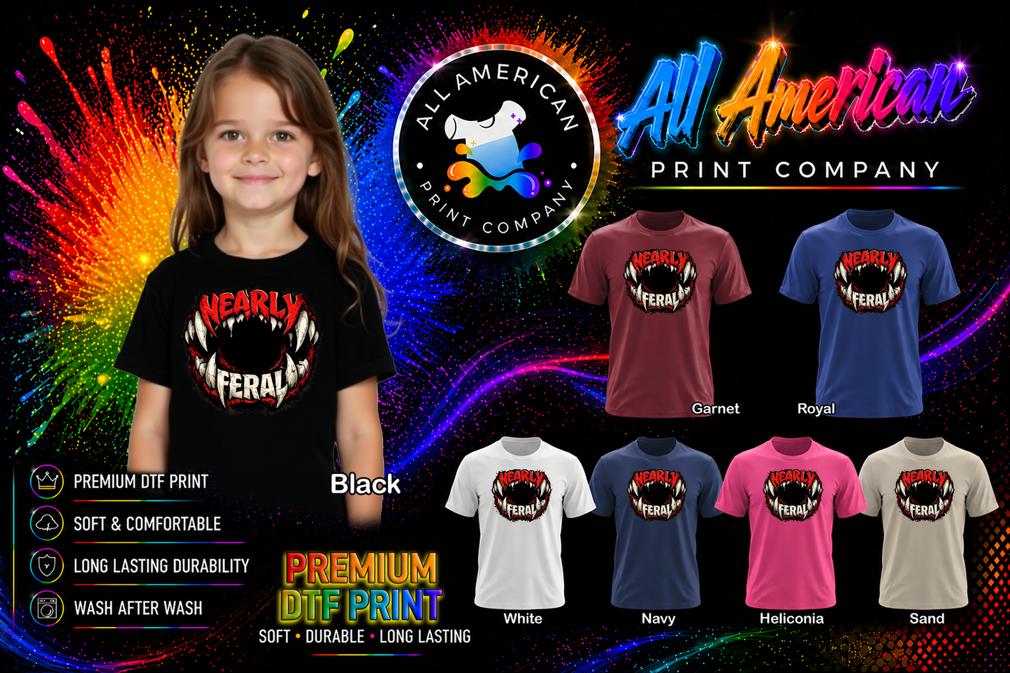 T-Shirt - Nearly Feral