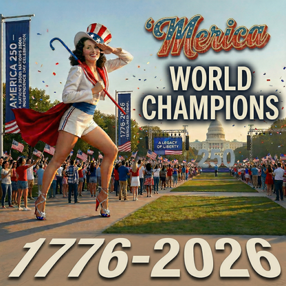 T-Shirt - World Champions - Retro Housewife Designs
