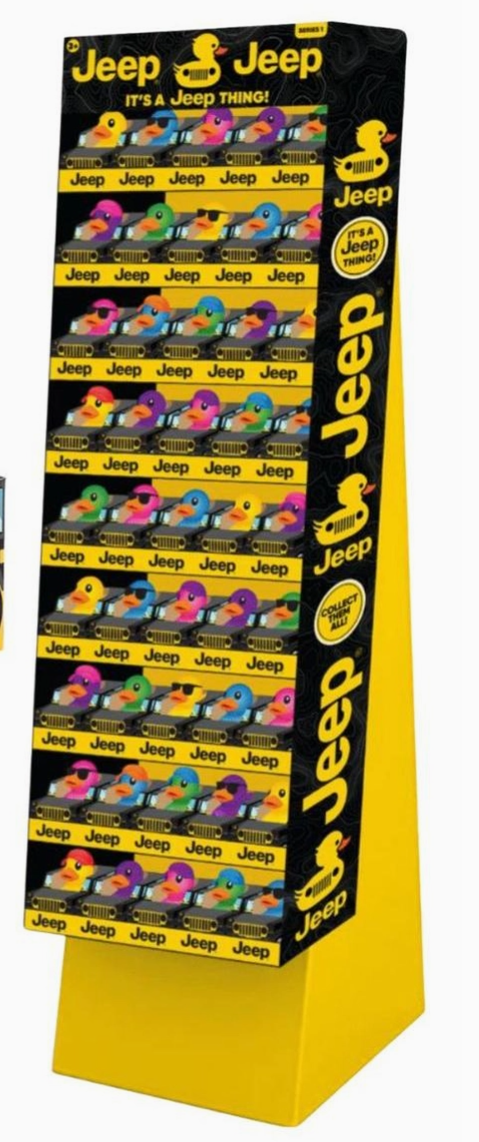 Jeep® Branded Ducks 2" Paper Jeep 4x4 Mini Figures Sidekick