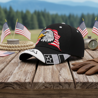 USA with Eagle Hat