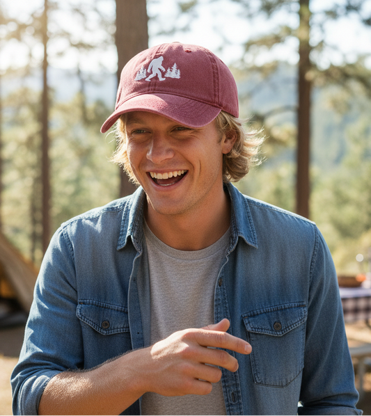 Bigfoot Hat - Wine Red