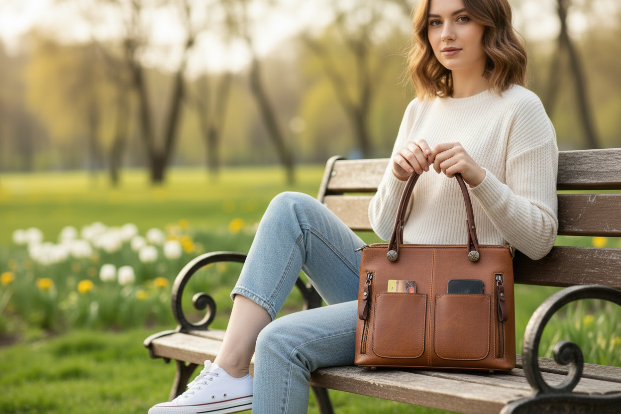 Retro Brown Purse