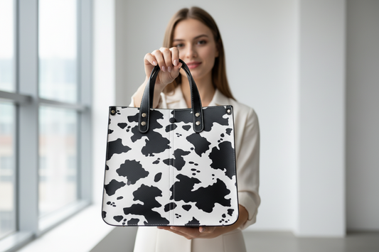 Cow Print Purse