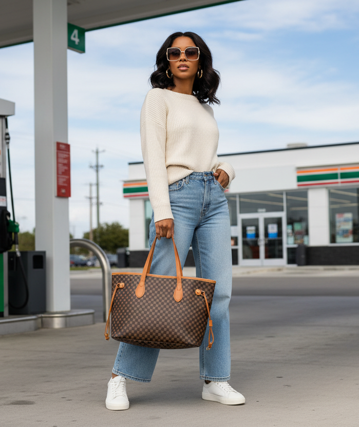 Brown Fashion Purse